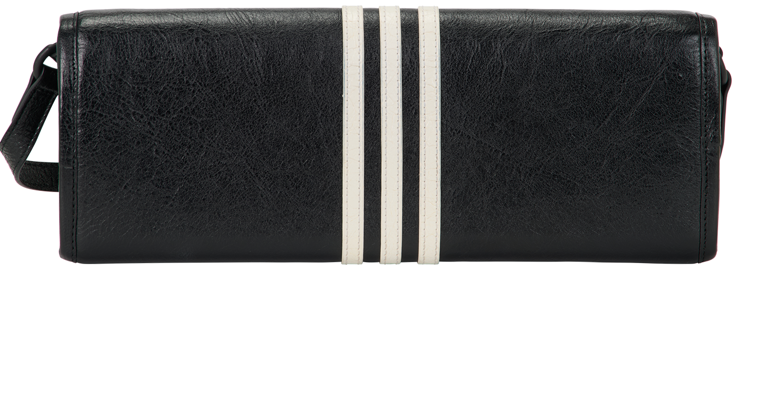 X Adidas Wallet on Strap, &pound;250, Handbags, Black, Leather, Back view